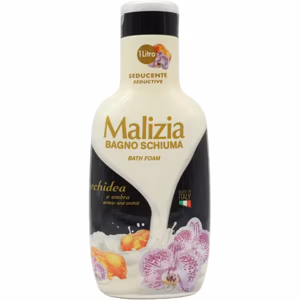 شامپو بدن مالیزیا Malizia با رایحه ارکیده و کهربا حجم 1000 میل