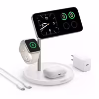 شارژر بی سیم 15 وات انکر مدل A25M3 به همراه کابل USB-C و آداپتور
