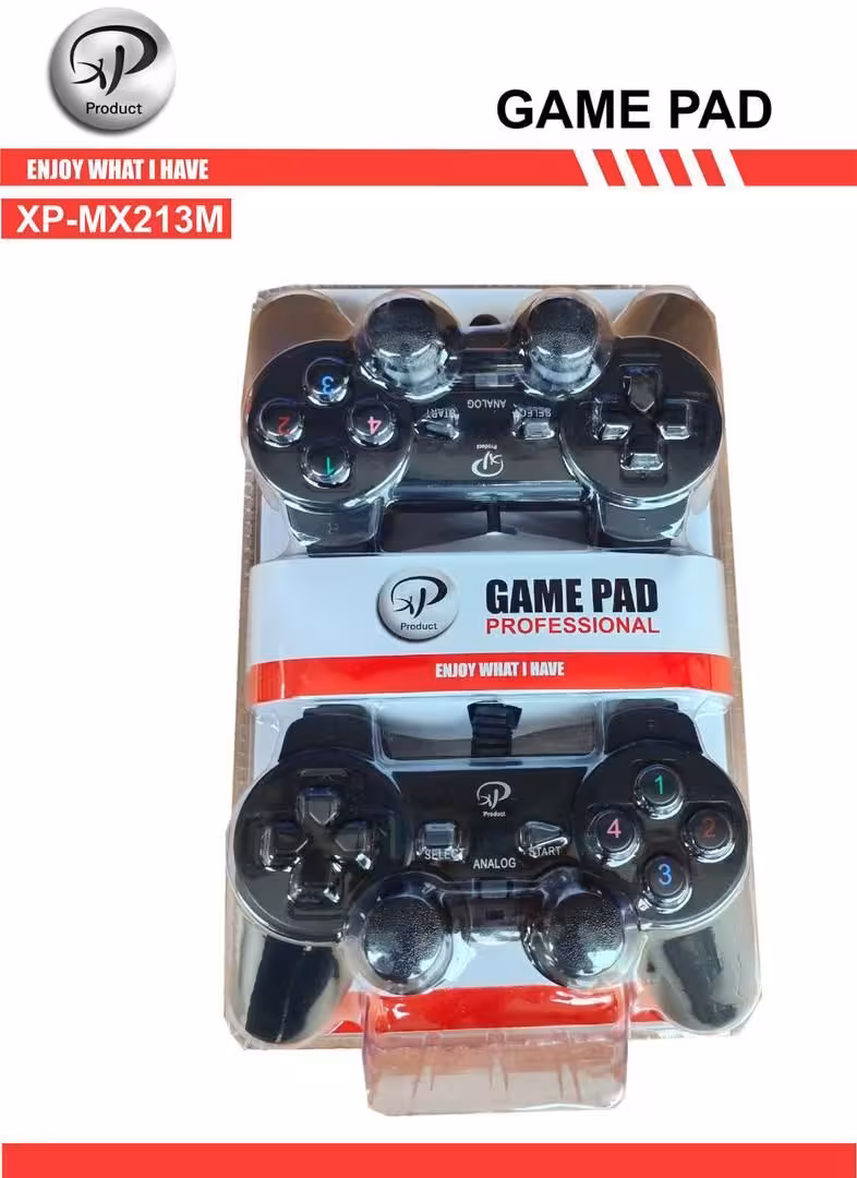گیم پد دوبل شوکدار ایکس پی-پروداکت مدل XP MX213M