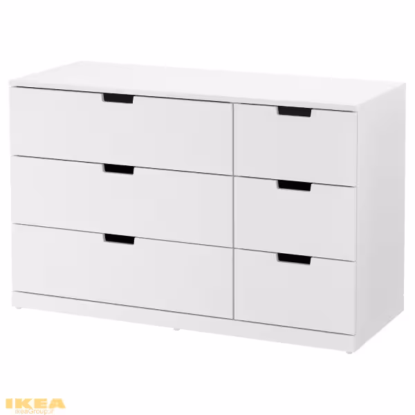 دراور 6 کشوی مدل NORDLI | برند ایکیا | ارسال 5 روز کاری