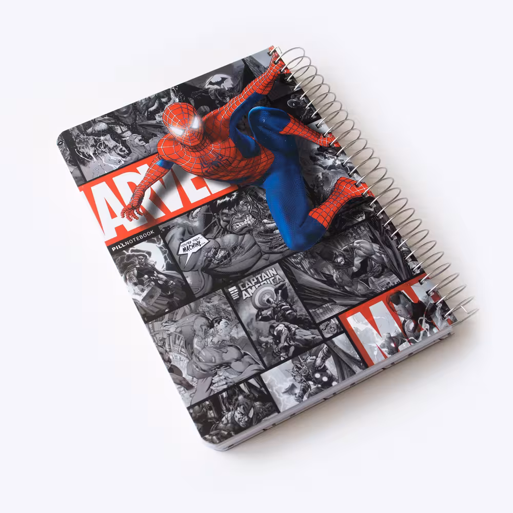 دفتر خط دار 200 برگ MARVEL پیل (PILL)