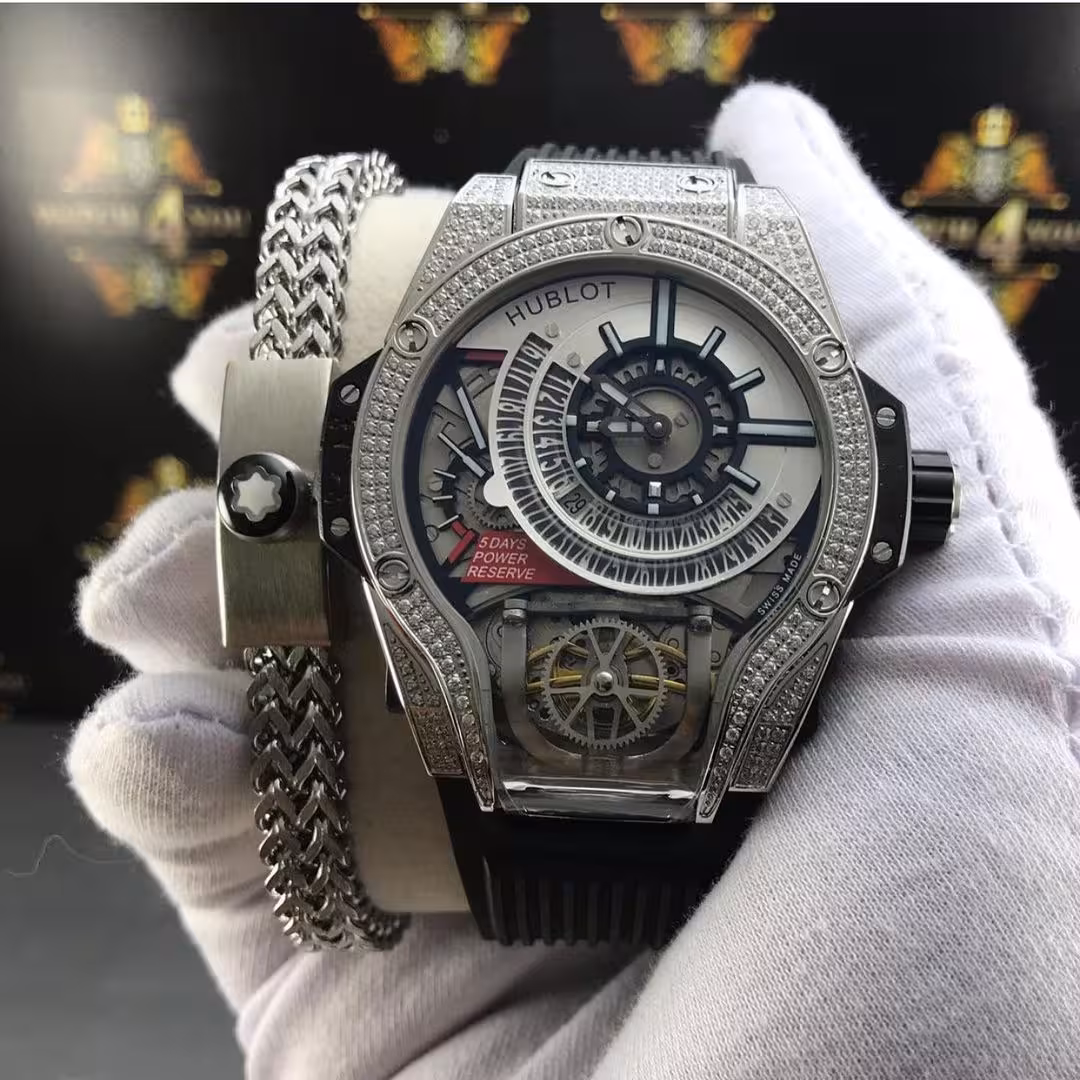 ساعت مچی مردانه هابلوت جمجمه‌ای Hublot MP-09 Tourbillon