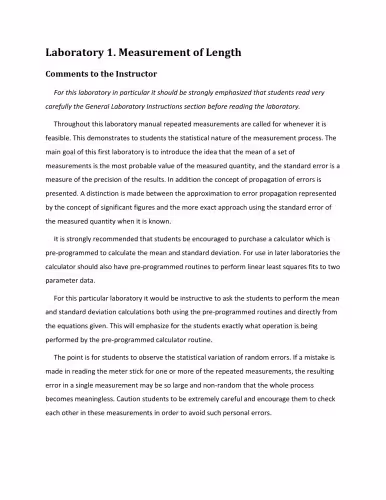 خرید و دانلود نسخه کامل کتاب Instructor's Manual to Physics Laboratory Manual