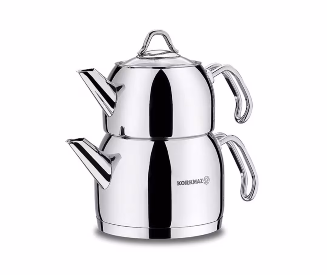 کتری و قوری استیل کرکماز مدل پرویتا Provita Maxi