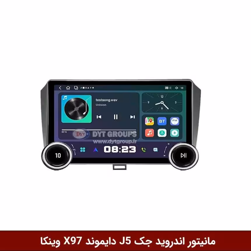 مانیتور ولوم‌دار جک J5 برند دایموند 2K مدل X97 FLY وینکا - 9.7 اینچ