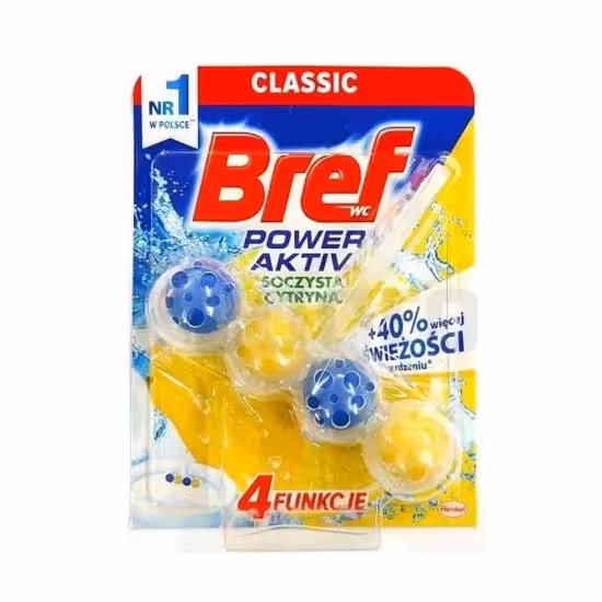 خوشبو کننده و ضدعفونی کننده توپی برف با عصاره لیمو 4 عددی Bref