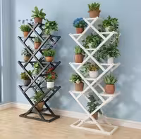 استند گل جا گلدانی پایه گلدان شلف گلدان مدلX ارتفاع160