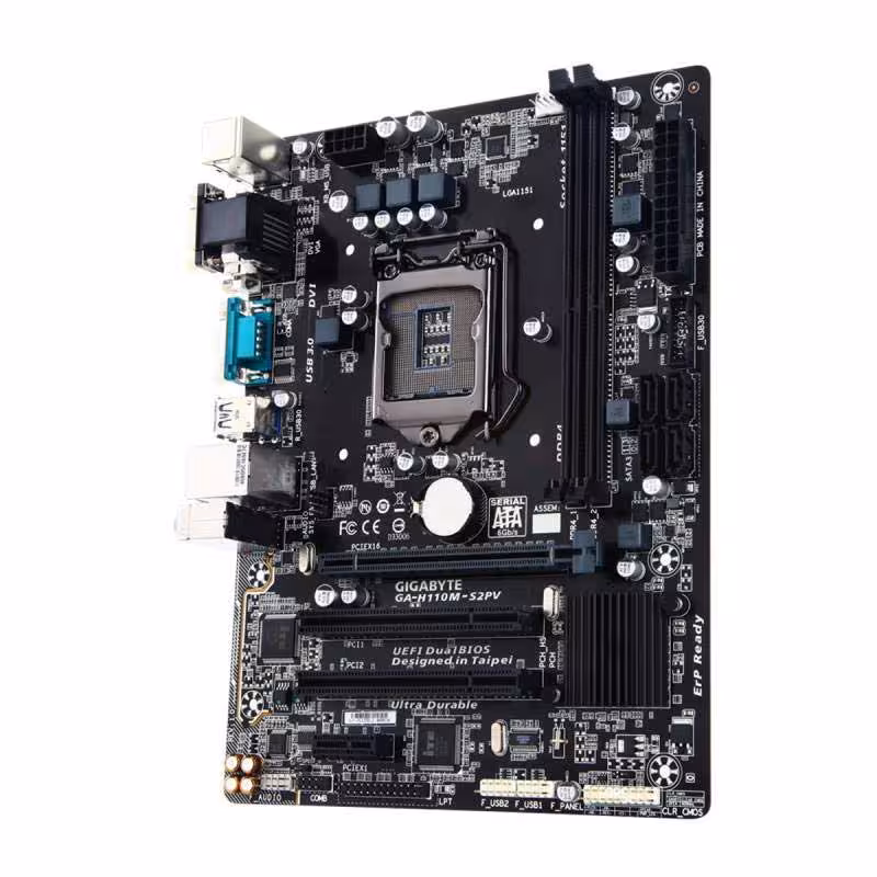 مادربورد گیگابایت مدل H110M-S2PV با سوکت پردازنده LGA 1151