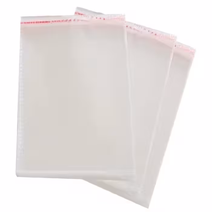 کاور دی وی دی پلاستیکی شفاف (سلفونی) ضخیم لبه چسب دار 1 کیلویی