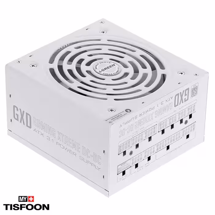 منبع تغذیه کامپیوتر گرین سفید مدل GP1200B-GXD