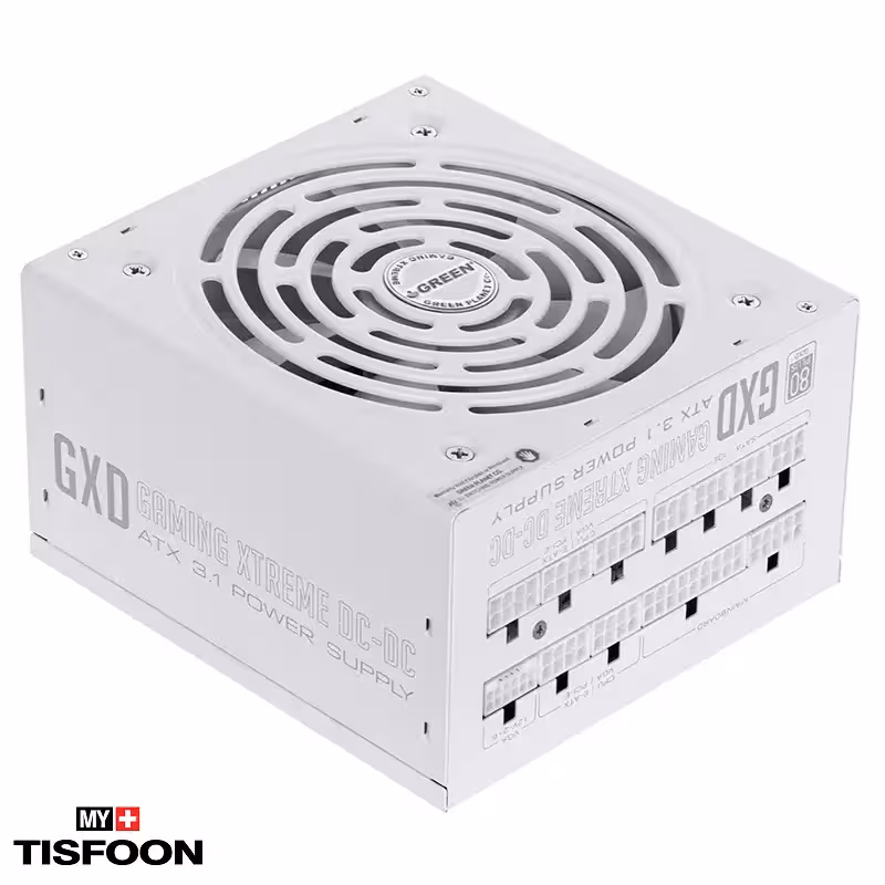 منبع تغذیه کامپیوتر گرین سفید مدل GP1200B-GXD