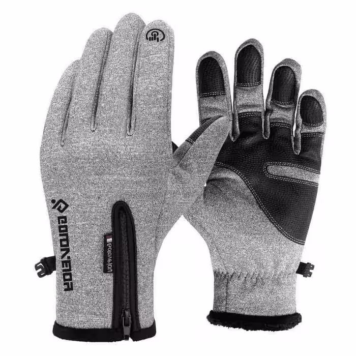 دستکش ويندستاپر درجه یک دوچرخه و کوهنوردی با تاچ