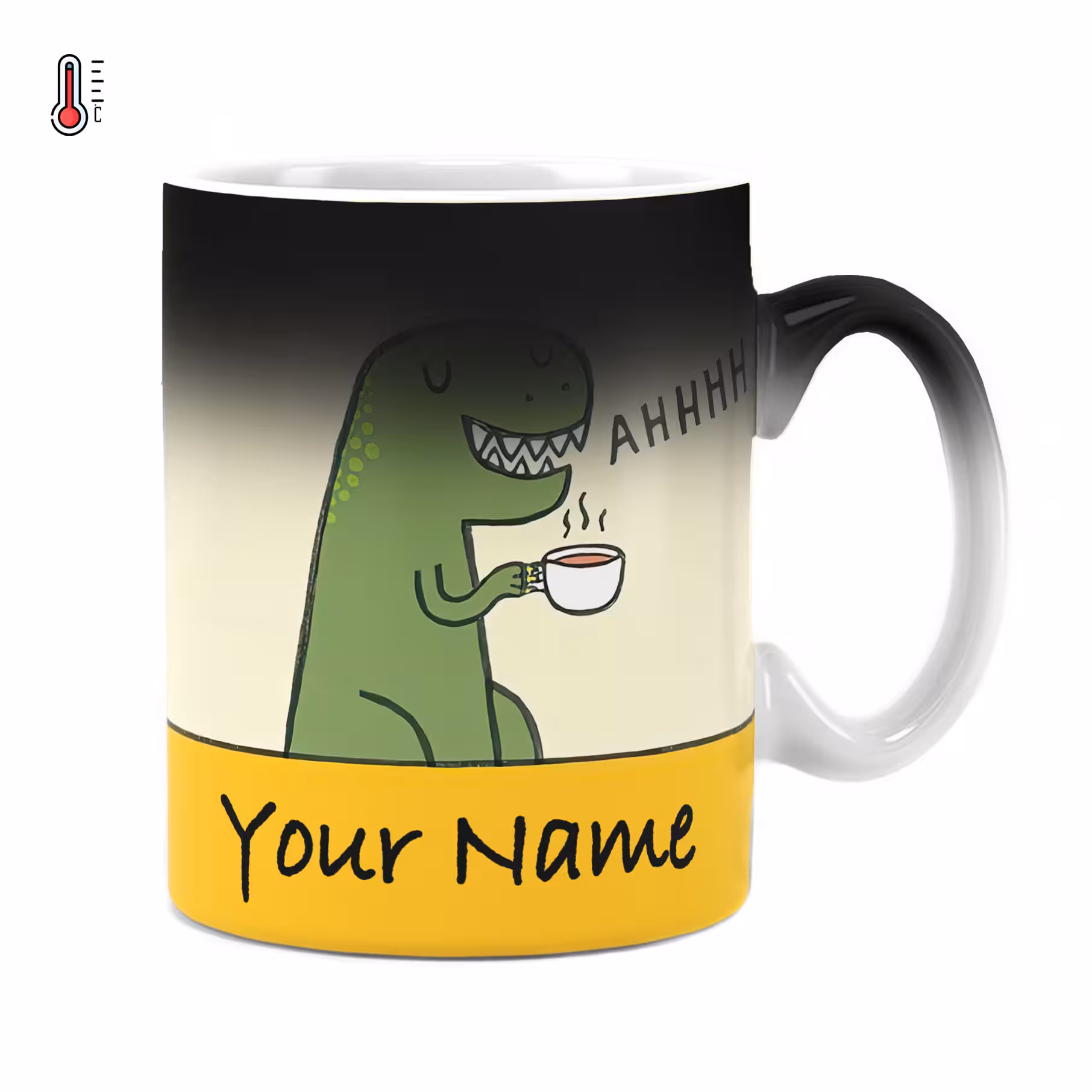 ماگ حرارتی سفارشی راویتا طرح دایناسور - Dinosaur mug