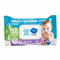 دستمال مرطوب در دار دافی مدل SENSETIVE بسته 70 عددی