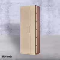کمد کتابخانه 80 سانتیمتر، مدل کارینا، رنگ راست، با طراحی مدرن