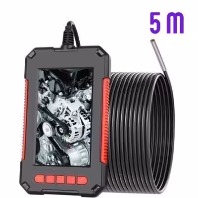 دوربین شلنگی و آندوسکوپی مانیتور دار 5 متری P40 مدل 2 لنز