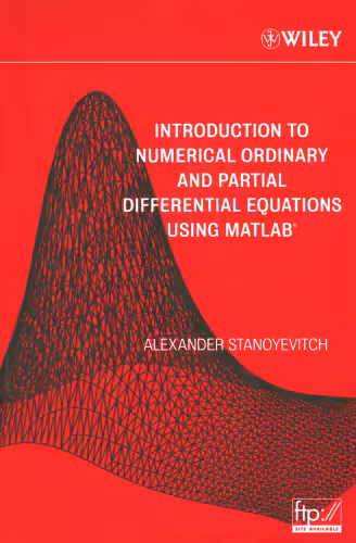 خرید و دانلود نسخه کامل کتاب Introduction to Numerical Ordinary and Partial Differential Equations Using MATLAB