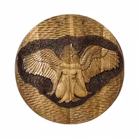 تخته نرد منبت طرح فرشته