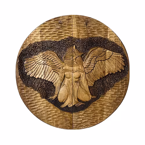 تخته نرد منبت طرح فرشته