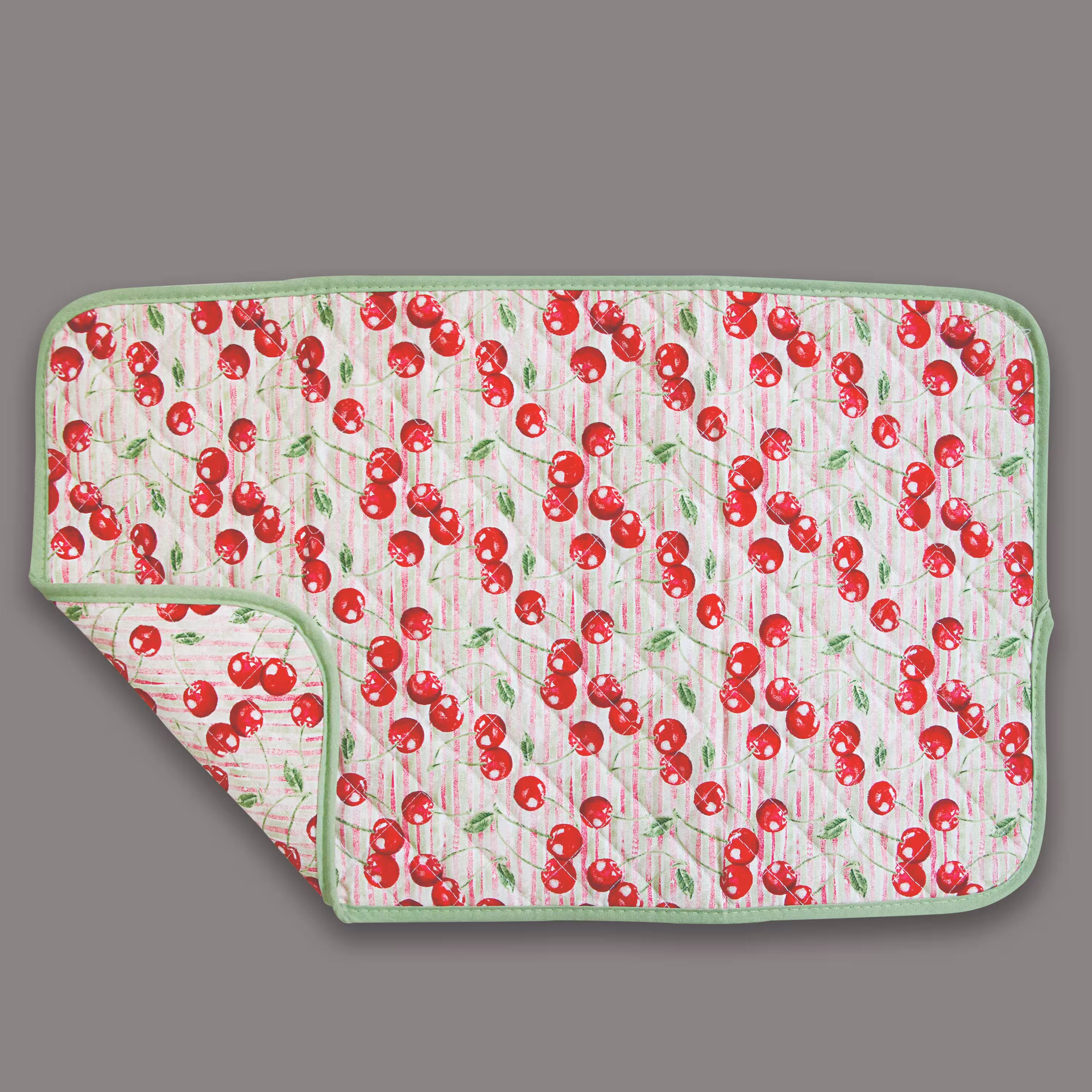 کنار سینک کتان طرح گیلاس