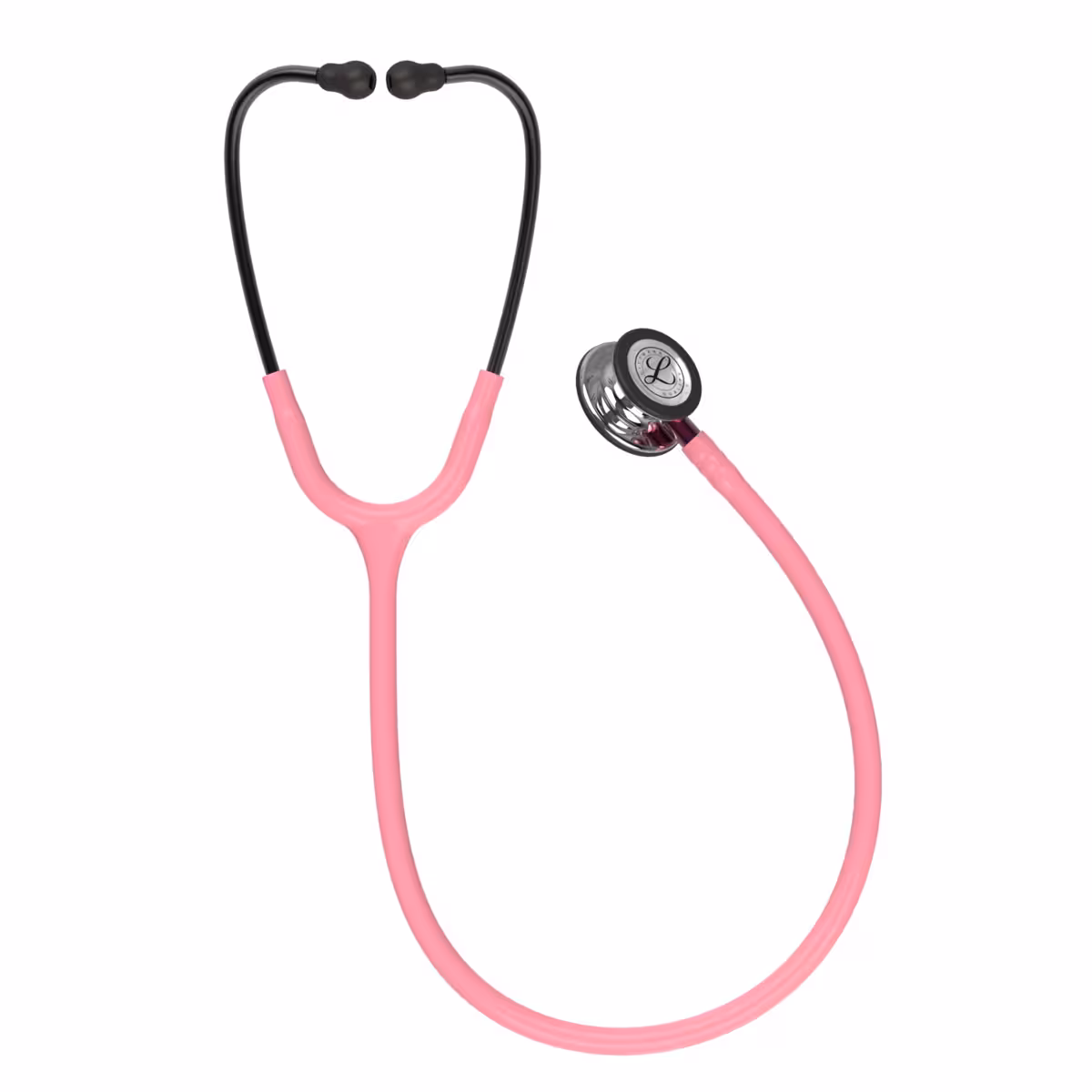 گوشی پزشکی کلاسیک III صورتی آینه ای 5962 لیتمن (Littmann)