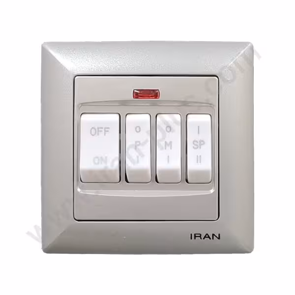 کلید کولر مدل الیزه رنگی نقره ای