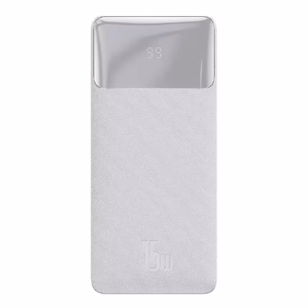پاوربانک 10000 میلی آمپر 15 واتی BASEUS BIPOW DIGITAL DISPLAY PPBD050002