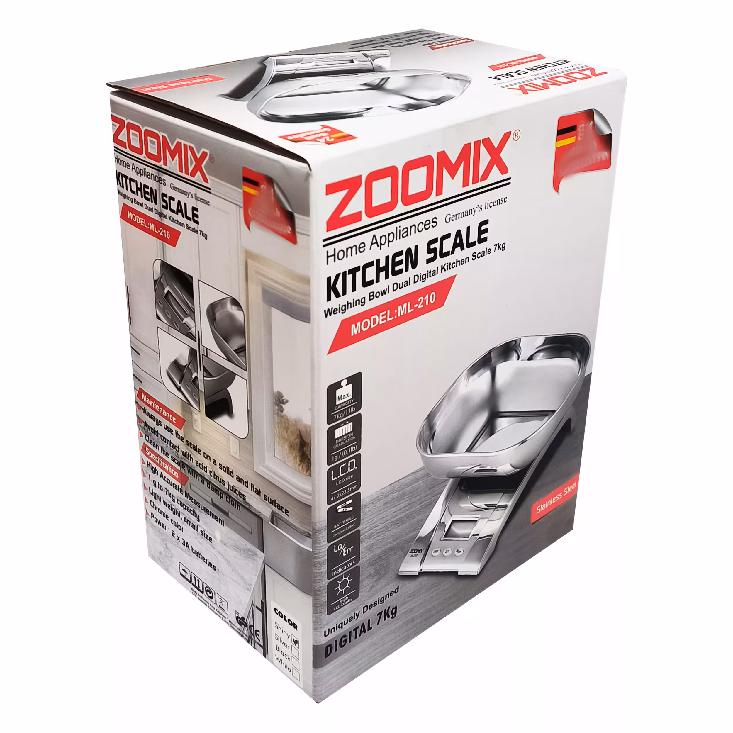 ترازوی آشپزخانه زومیکس مدل ML-210