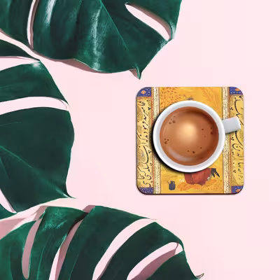 زیر لیوانی لوکسینو مدل شاهنامه کد ایران_2535 مجموعه 6 عددی