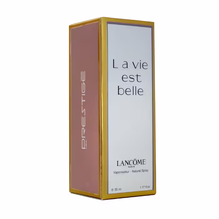 عطر جیبی زنانه نیو پرستیژ کالر مدل La Vie Est Belle حجم 35 میلی لیتر