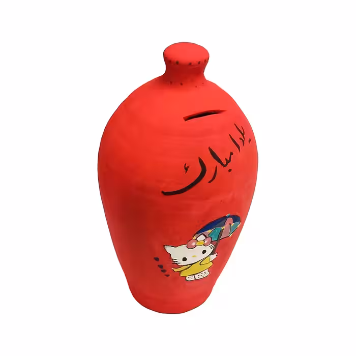 قلک سفالی طرح کیتی یلدا مدل MOON - 007