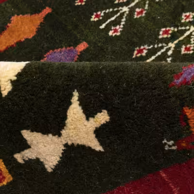 گبه دستباف یک متری سی پرشیا کد 122448