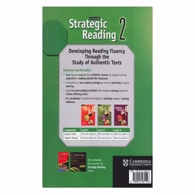 کتاب Strategic Reading 2 Second Edition اثر Jack C. Richards And Samuela Eskstut-Didier انتشارات الوندپویان