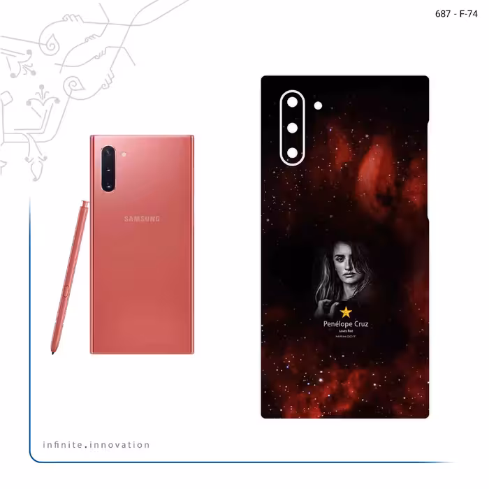 برچسب پوششی ماهوت مدل Penelope Cruz مناسب برای گوشی موبایل سامسونگ Galaxy Note 10