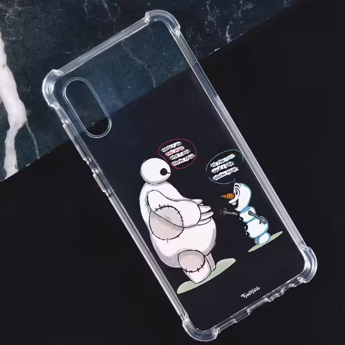 کاور طرح Olaf &amp; Baymax مناسب برای گوشی موبایل سامسونگ Galaxy A02 