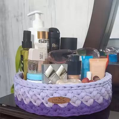 سبد قلاب بافی تریکو مژگان مدل کجراه کد 16