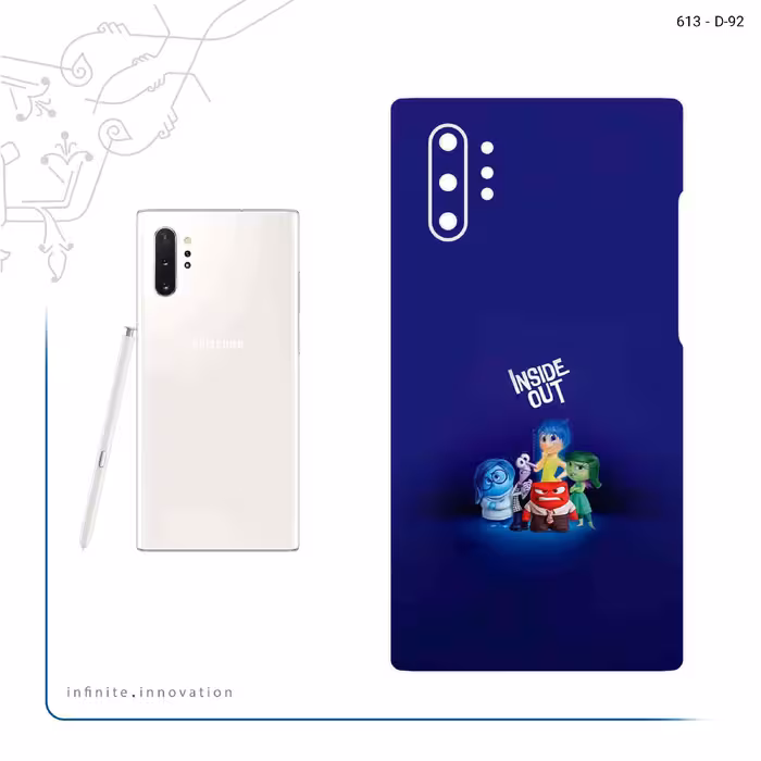 برچسب پوششی ماهوت مدل inside out مناسب برای گوشی موبایل سامسونگ Galaxy Note 10 Plus