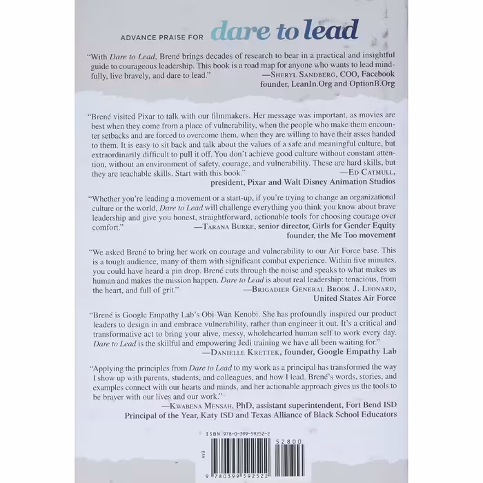 کتاب Dare to Lead اثر Brené Brown انتشارات Random House