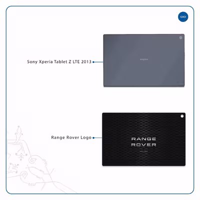 برچسب پوششی ماهوت مدل Range-Rover-Logo مناسب برای تبلت سونی Xperia Tablet Z LTE 2013