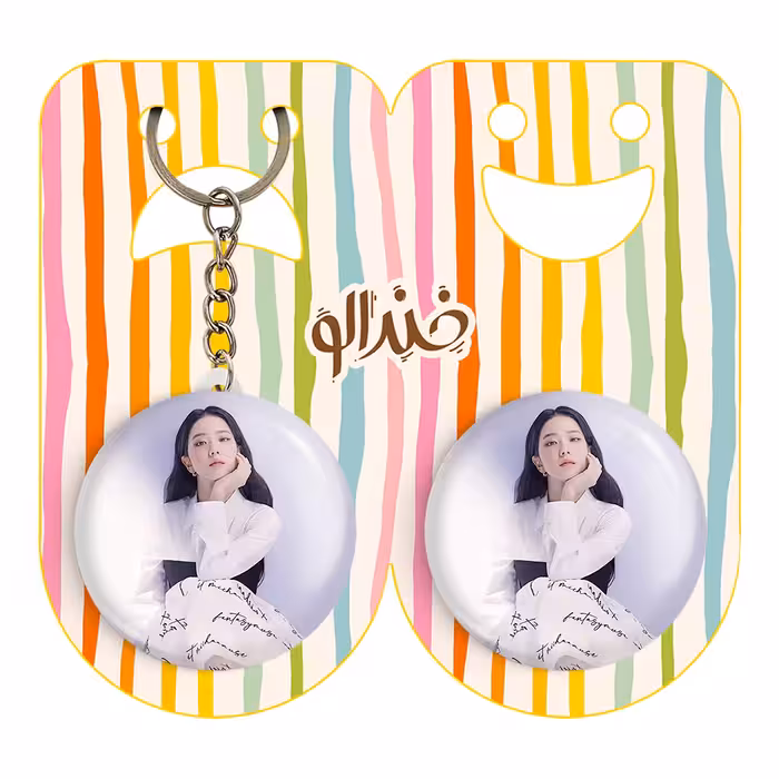 پیکسل خندالو مدل جیسو گروه بلک پینک کد 3609 به همراه جاکلیدی