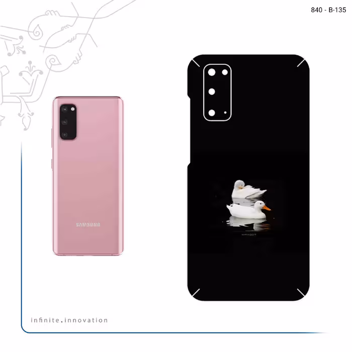 برچسب پوششی ماهوت مدل Duck مناسب برای گوشی موبایل سامسونگ Galaxy S20