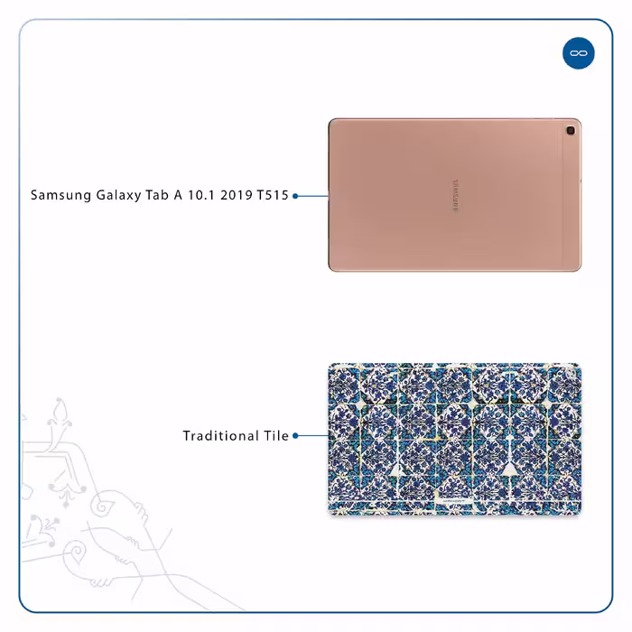 برچسب پوششی ماهوت مدل Iran-Tile1 مناسب برای تبلت سامسونگ Galaxy Tab A 10.1 2019 T515