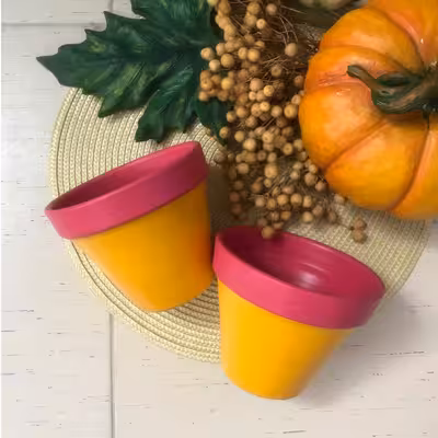 گلدان سفالی پاستل گالری مدل پریان