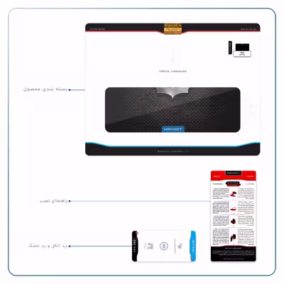 برچسب پوششی ماهوت مدل Batman مناسب برای تبلت جی ال ایکس W11 Plus