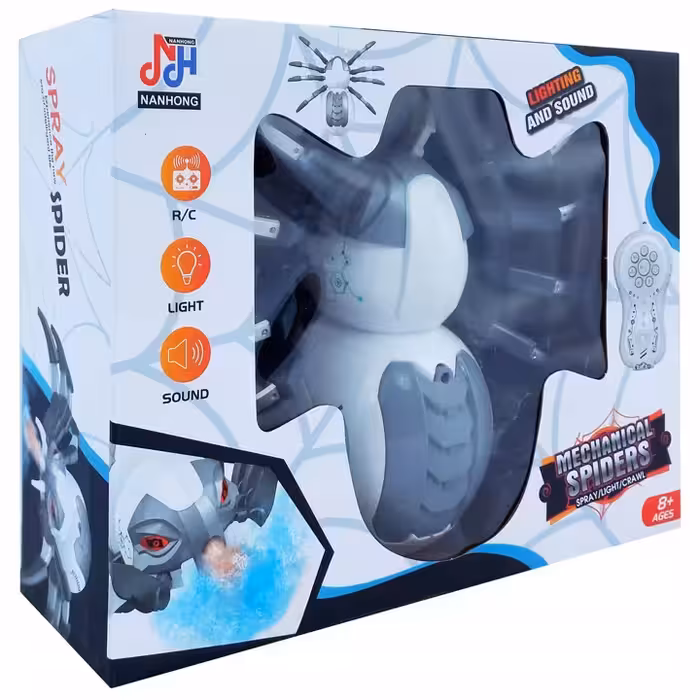 ربات کنترلی مدل عنکبوت دودزا شارژی صدادار کد 128A-30