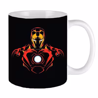 ماگ طرح مرد اهنی iron man مدل LS54525