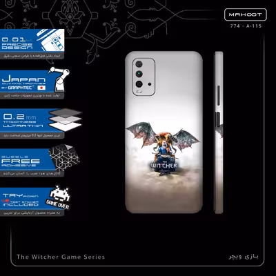 برچسب پوششی ماهوت مدل The Witcher Game Series-FullSkin مناسب برای گوشی موبایل شیائومی Redmi 9T