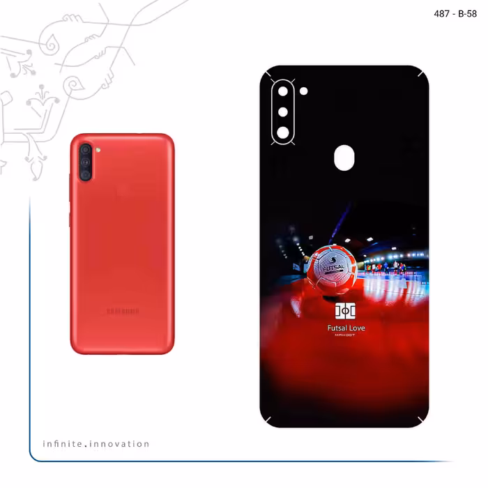 برچسب پوششی ماهوت مدل Futsal مناسب برای گوشی موبایل سامسونگ Galaxy A11