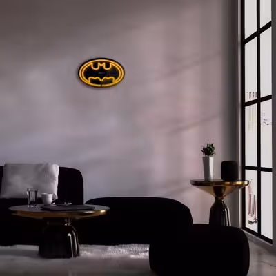 چراغ دیواری نئون دیزاین طرح Batman-BL_YL