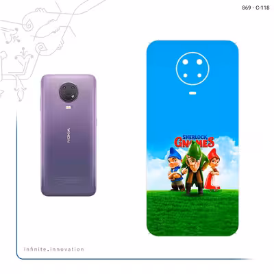 برچسب پوششی ماهوت مدل Sherlock Gnomes مناسب برای گوشی موبایل نوکیا G20
